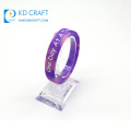 OEM design cheap custom logo colorful printing silicone rubber silicon wristband for gift